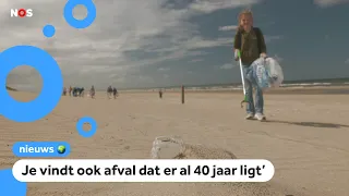 Kinderen ruimen afval op: 'Het strand is geen prullenbak'