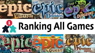 12 Tiny Epic Games, Ranked!!! | with Jason