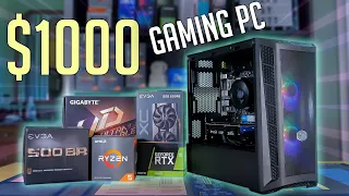 BEST $1000 Gaming PC Build Guide! (2021)