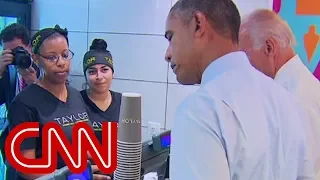 Obama at lunch: That's a tasty cookie right there