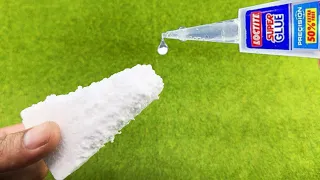 Genious Ideas! Pour Super Glue onto Styrofoam and Amaze With Results