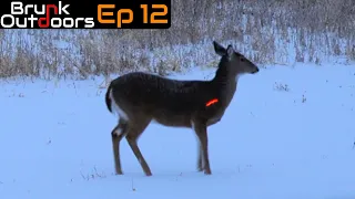 First Deer of 2021! | Self-Filmed BowHunt in a Snow Storm