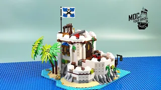 Pirate theme MOC : " Imperial Fortified Outpost ", Speed Build, Letbricks.