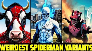Weirdest Spiderman Variants You Dont know About Explained in Hindi