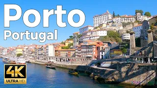 Porto, Portugal Walking Tour (4k Ultra HD 60fps) – With Captions
