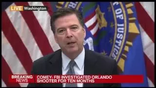 FBI Director: We're 'Confident' Orlando Shooter Was Radicalized