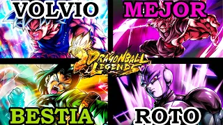 TOP 20 MEJORES PERSONAJES DE DRAGON BALL LEGENDS