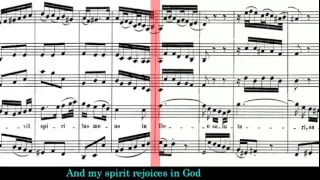 BWV 243 - Magnificat (Scrolling Score)