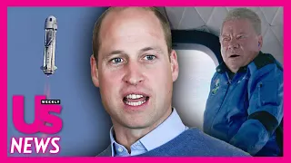 Prince William Slams Space Tourism Day After William Shatner Makes History