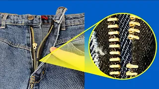 Fix Your Broken Jeans Zipper in 2 Minutes!