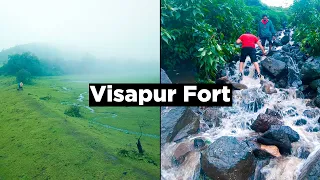 Visapur Fort Trek In Monsoon | Drone Shot