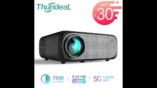 Review ThundeaL Full HD Projector 1080P WiFi LED Video Proyector TD97 Home Theater 2022