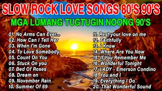 MGA LUMANG TUGTUGIN NOONG 90S 💌 NONSTOP SLOW ROCK LOVE SONGS MEDLEY 💚EMERSON CONDINO COLLECTION 2023