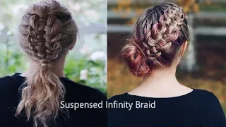 Suspended Infinity Braid Tutorial I Alice Hairstyles