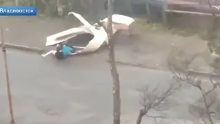 Тайфун Майсак принёс разрушения в Приморье