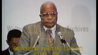 Martin Luther King, Sr. at the Fourth Annual Martin Luther King, Jr. Memorial Program (Jan 19, 1979)