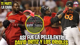 Así fue la ÉPICA PELEA entre DAVID ORTIZ y los ORIOLES | MLB