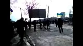 Харьков 22.02.2015  Взрыв во время митинга Евромайдана