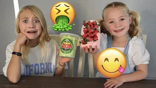 Everleigh and Posie DONT CHOOSE THE WRONG COTTON CANDY challenge!!!