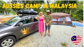 Australians try CAMPING in MALAYSIA! Epic Road Trip 🚙👑🇲🇾⛺️