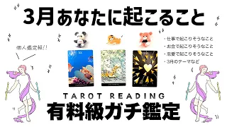 【タロット占い】3月あなたに起こることを全力ガチ鑑定🦄✨✨仕事・お金・恋愛・その他・3月のテーマなどあなたにとって大切なことを詳細深掘りリーディング🍀✨✨【３択占い】