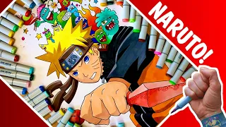 🔴Drawing NARUTO - Coodle -Style!