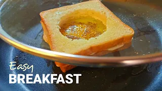 breakfast recipe in 5 minutes | Egg recipes | Bread Recipes | Easy Snacks To Make At Home