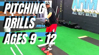 Youth Baseball Pitching Drills for 9-12 Years Old