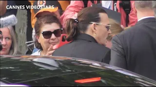 Johnny DEPP sign autographs and takes pictures with fans @ Cannes Film Festival 16 may 2023