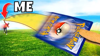 Land IMPOSSIBLE Trick Shot OR Lose $900 Pokémon Card