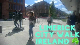 Walk around limerick City Centre Ireland ☘️   4K