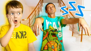 Mateo Bateo and dad - compilation funny videos for kids