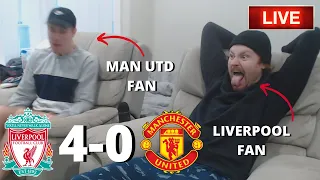 LIVERPOOL 4-0 MAN UNITED (LIVE REACTION) "ANOTHER EMBARRASSMENT"