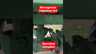 Basculare hidraulică Motocultor cu remorca 4x4