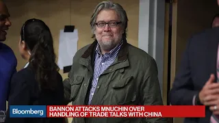 Bannon Attacks Mnuchin Over U.S.-China Trade Talks