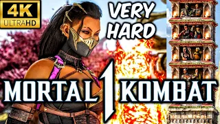 MK1 *MILEENA* VERY HARD KLASSIC TOWER GAMEPLAY!! (SCORPION AS KAMEO) 4K 60 FPS NO ROUNDS LOST!!