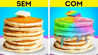 Truques culinários coloridos e outras ideias deliciosas | Como cozinhar como um profissional 🥐🧑‍🍳