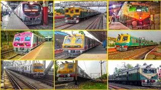 All Types Of Colourful EMU Trains In INDIAN RAILWAYS ||2019