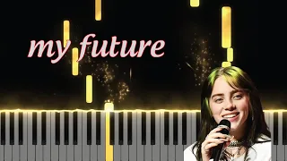 Billie Eilish - my future (Piano Tutorial)