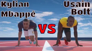 Kylian Mbappe VS Usain Bolt