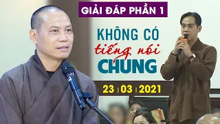 Mọi gia đình đều đang VẤP PHẢI VẤN ĐỀ NÀY - TT. Thích Trí Chơn / Giải Đáp Thắc Mắc P1 (23/03/3021)