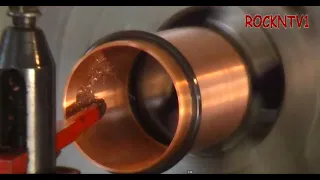 Machining Copper on Lathe brazed carbide boring bar