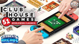 Clubhouse Games 51 Worldwide Classics Nintendo Switch Gameplay - Zebra's Arcade!