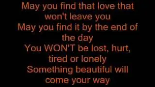 Robbie williams- something beautiful lyrics