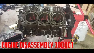 Engine Disassembly 3000GT (Bad Piston)