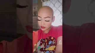 This trend is so cool !!🥹 #alopecia #youtubeshorts #makeup #shorts #trending