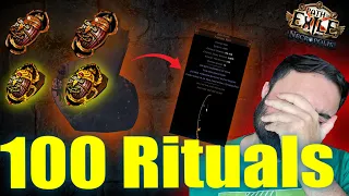 I ran 100 Rituals With the New Scarabs..........................