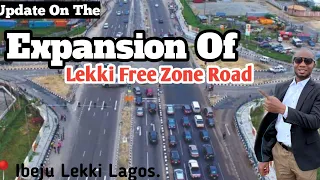 Update on Road Expansion Of Lekki Free Trade Zone Road Ibeju Lekki Lagos By Bright Peterside #lagos