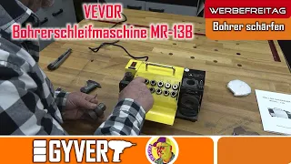 VEVOR Bohrerschleifmaschine Schärfmaschine Schleifer MR-13B