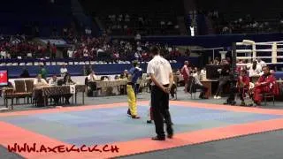 WAKO Kickboxing EC 2010: LC -60kg Geissbühler(SUI) vs Unknown(SWE)